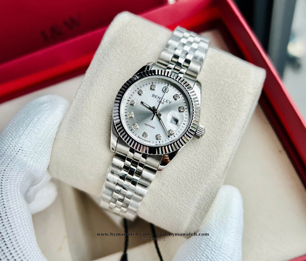 Bentley BL2333- Nữ - Màu trắng-Máy Pin